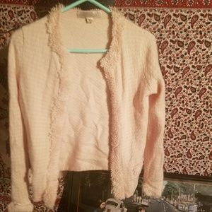 Cashmere Saks Fifth Avenue Zip Up Jacket